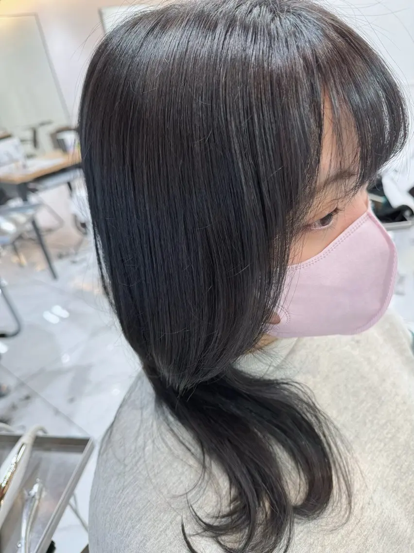 セミロング 八木菜美 似合わせ/ニュアンスのヘアスタイル