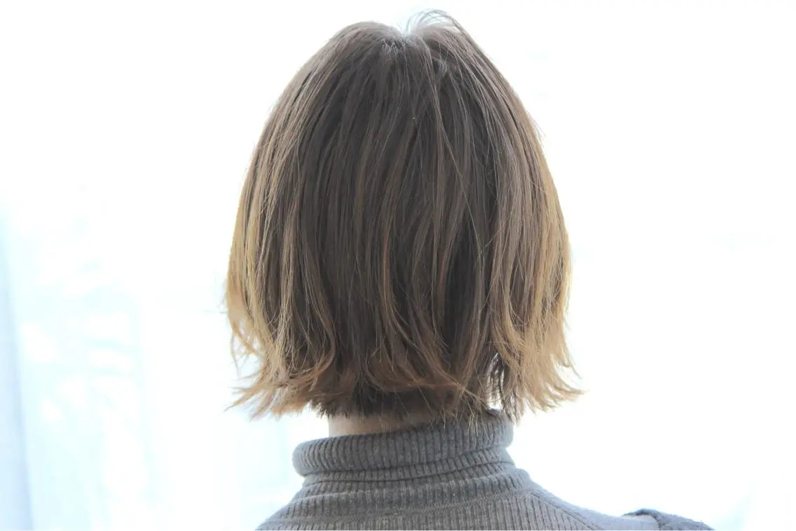 ショート ヘアカラー トリートメント ヘッドスパ ヘアセット yoshi ☆のヘアスタイル