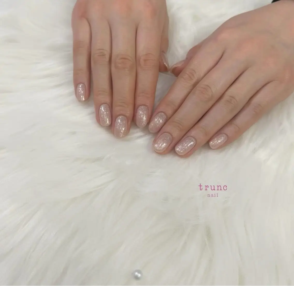 ネイル ジェルネイル ワンカラーネイル パラジェル trunc nail 鈴木のネイルデザイン