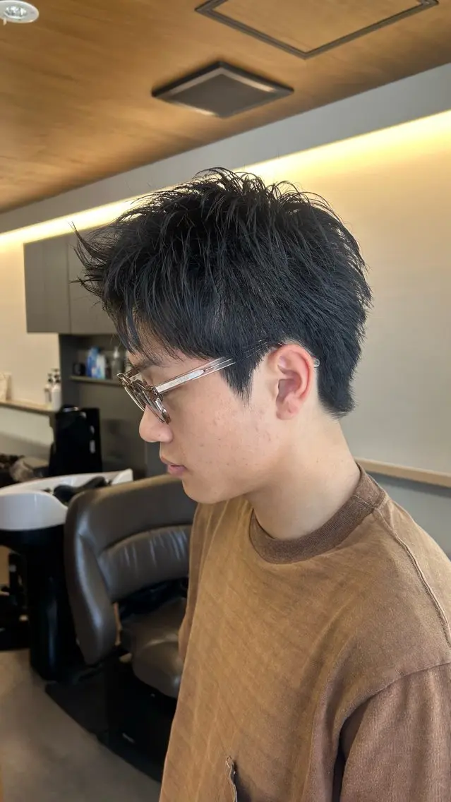 メンズ カット 広島韓国ヘア シュンのヘアスタイル