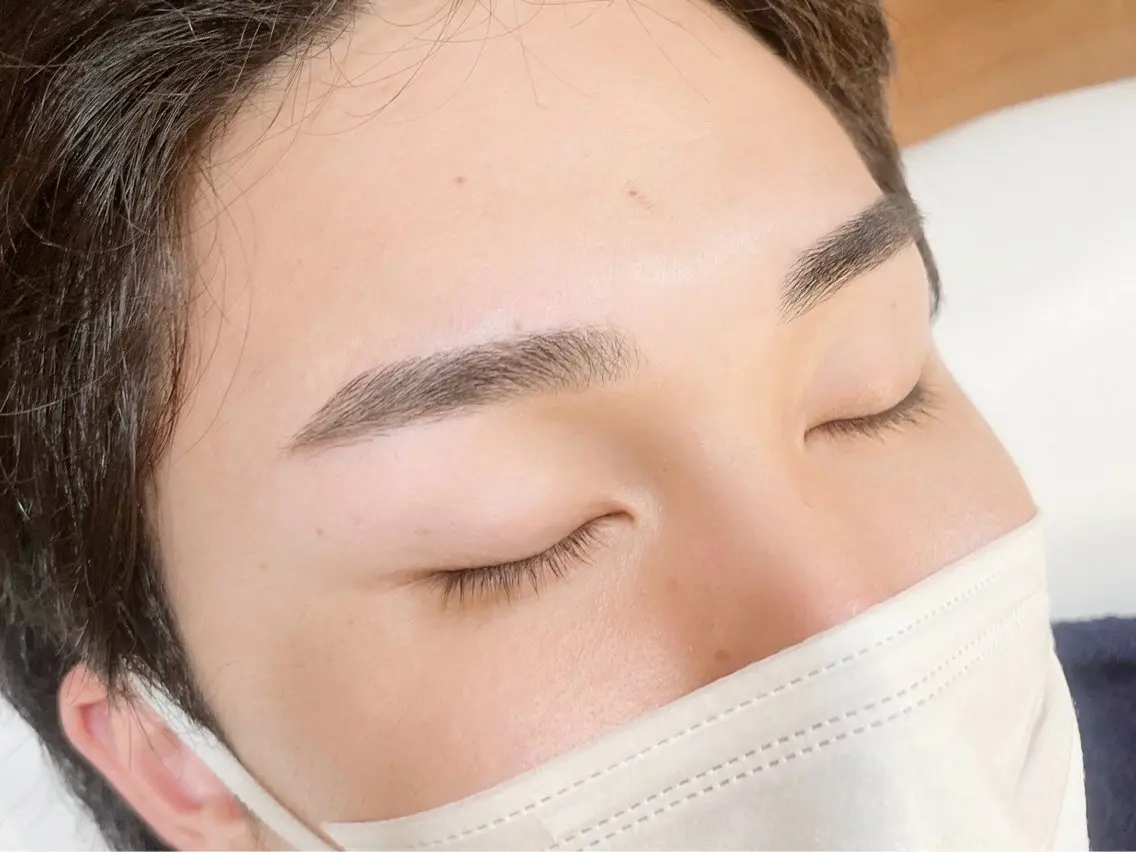 メンズ アイブロウ ワックス脱毛 眉カット その他(アイブロウ) WHITE EYE 心斎橋 オカノのマツエク・マツパデザイン