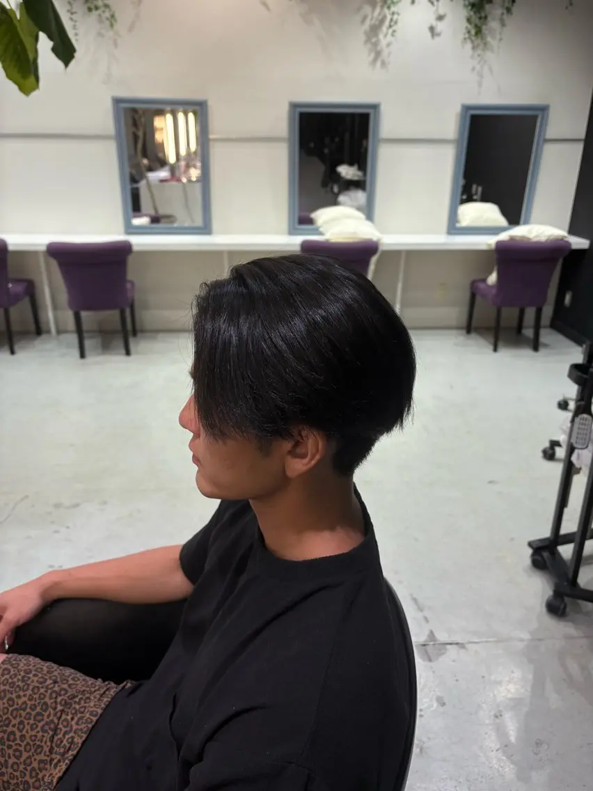 パーマ メンズ 縮毛矯正 井上 慈温のヘアスタイル