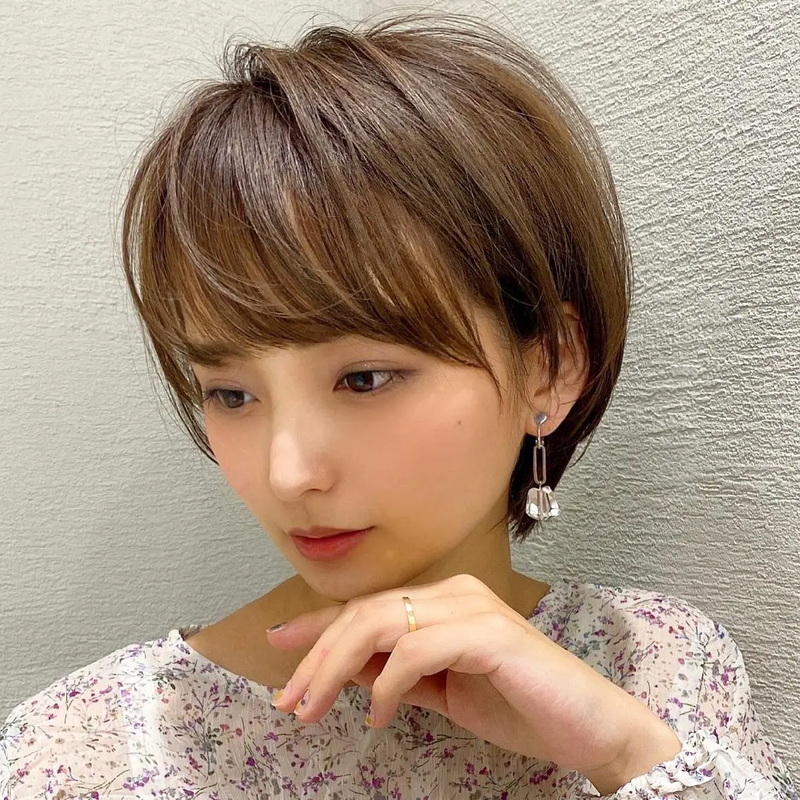 ショート カラー パーマ ヘアアレンジ キッズ ネイル マツエク・マツパ ショートヘア トリートメント ニュアンスネイル ショートネイル ニュアンスパーマ カット パーマ ショートの神✨AFL OAT 井上康平のヘアスタイル