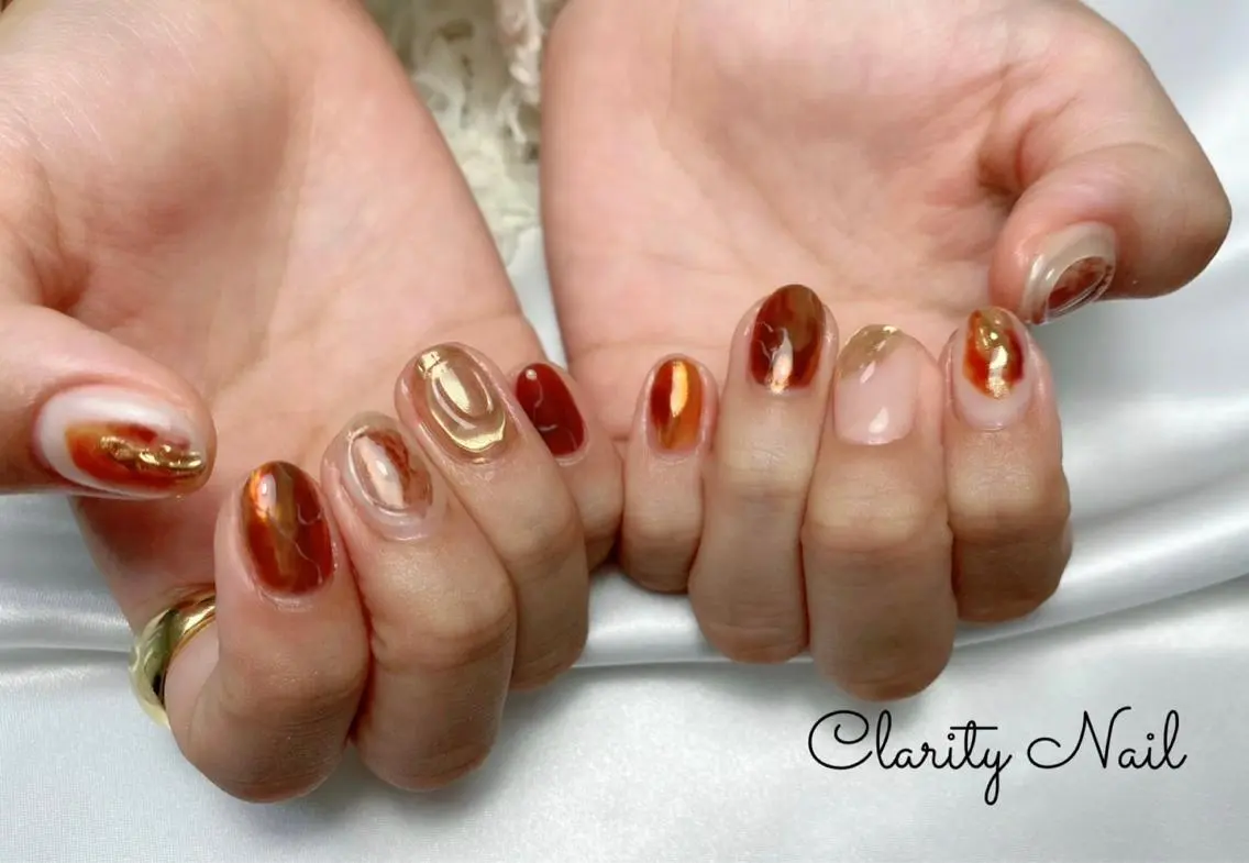 ネイル アートネイル 持ち込み ハンドネイル Clarity Nailのネイルデザイン