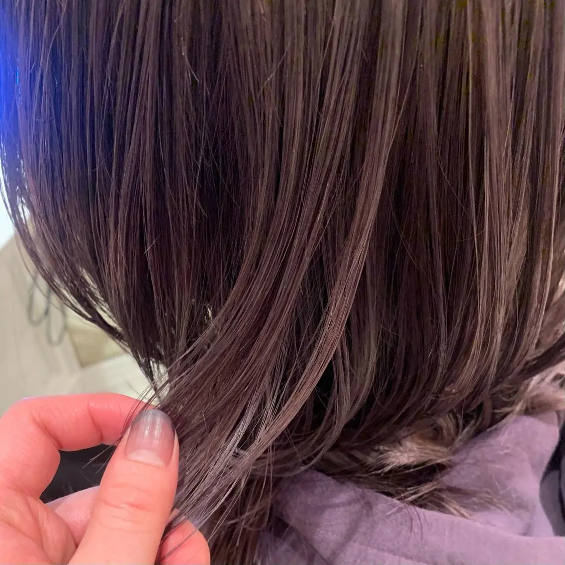 ミディアム カラー ブリーチ ラベンダーカラー BAROQUE gotou 🌙のヘアスタイル