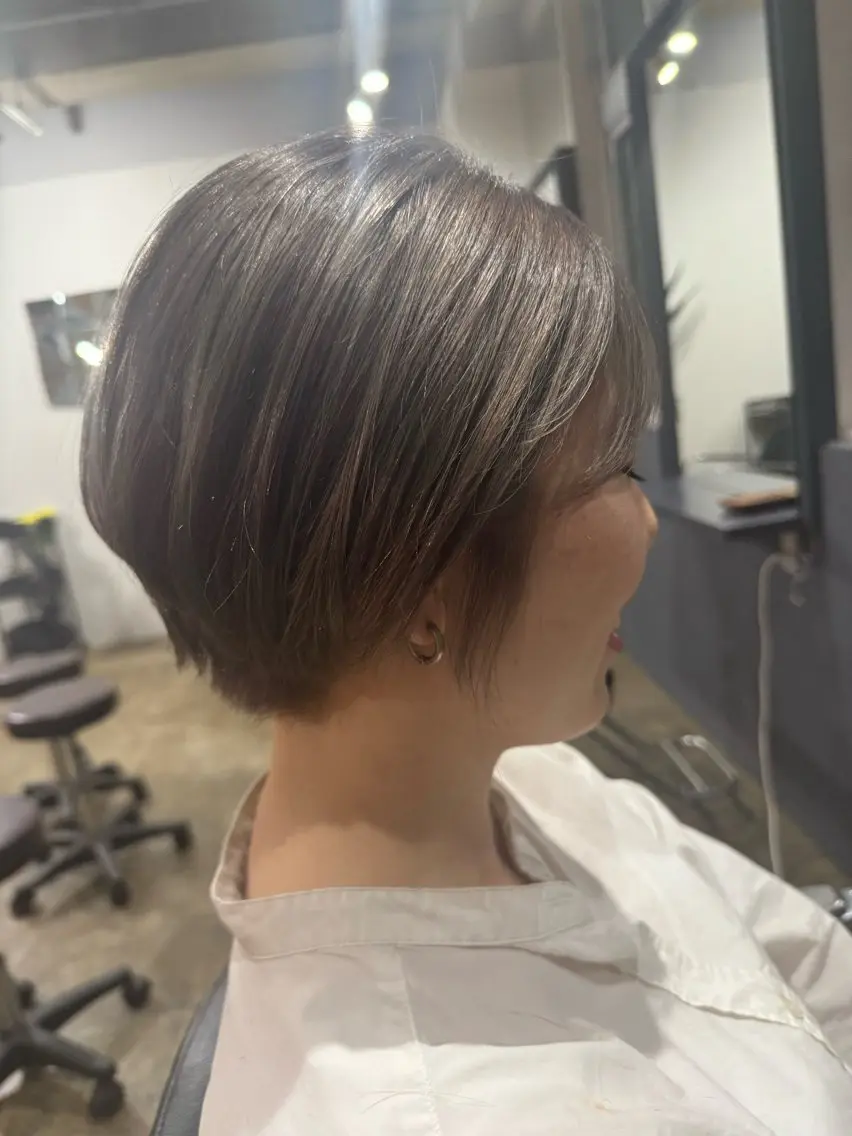 ショート カラー くせ毛多毛特化 高橋　淳のヘアスタイル