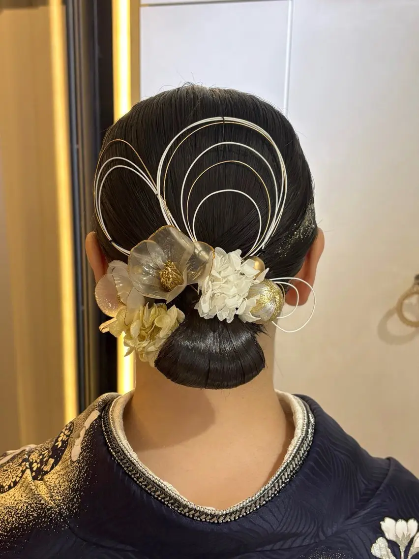 ヘアアレンジ ヘアセット 梅田/透明感カラー 🤍narumiのヘアスタイル