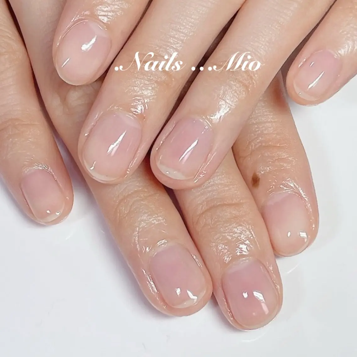 ネイル クリアネイル .Nails Mio 赤羽西ネイルサロンのネイルデザイン