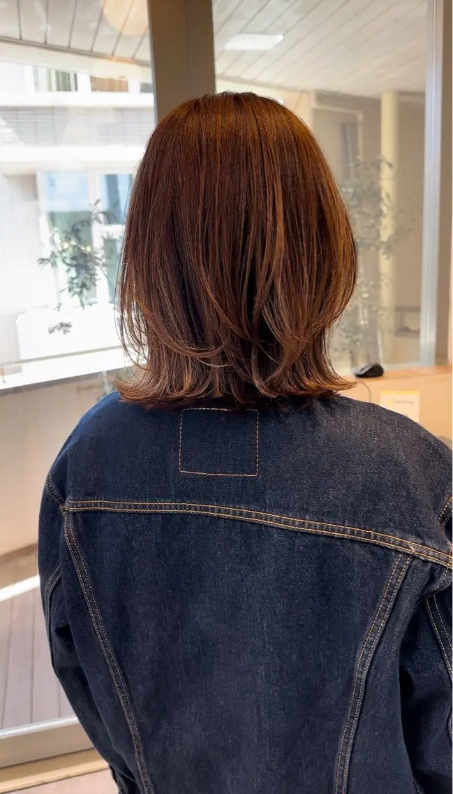 ✔️カット＋カラーリング＋3stepトリートメントの写真