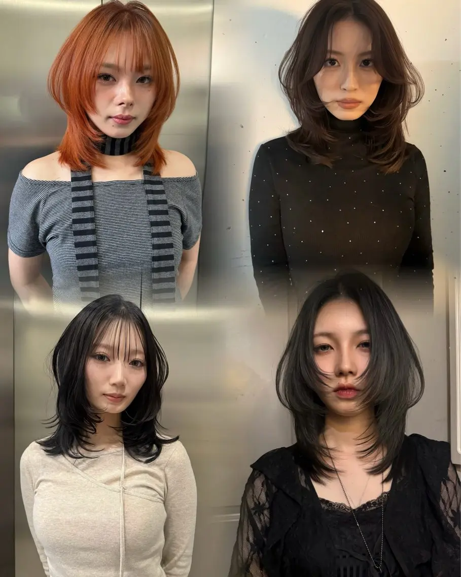 レイヤーからボブまで似合わせカット+カラー+MILBONトリートメント付き ¥10000の写真