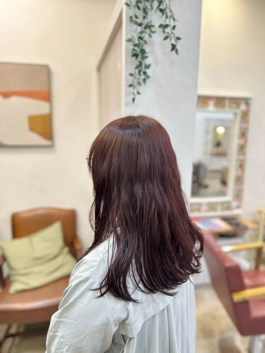 ロング カラー ヘアカラー トリートメント 村上 滉弥のヘアスタイル