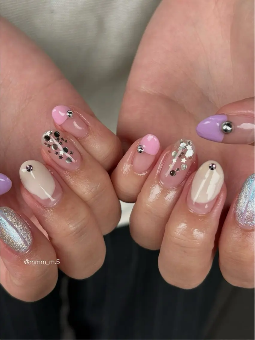 ネイル ハンドネイル もな🌟 パラジェル/自由が丘のネイルデザイン