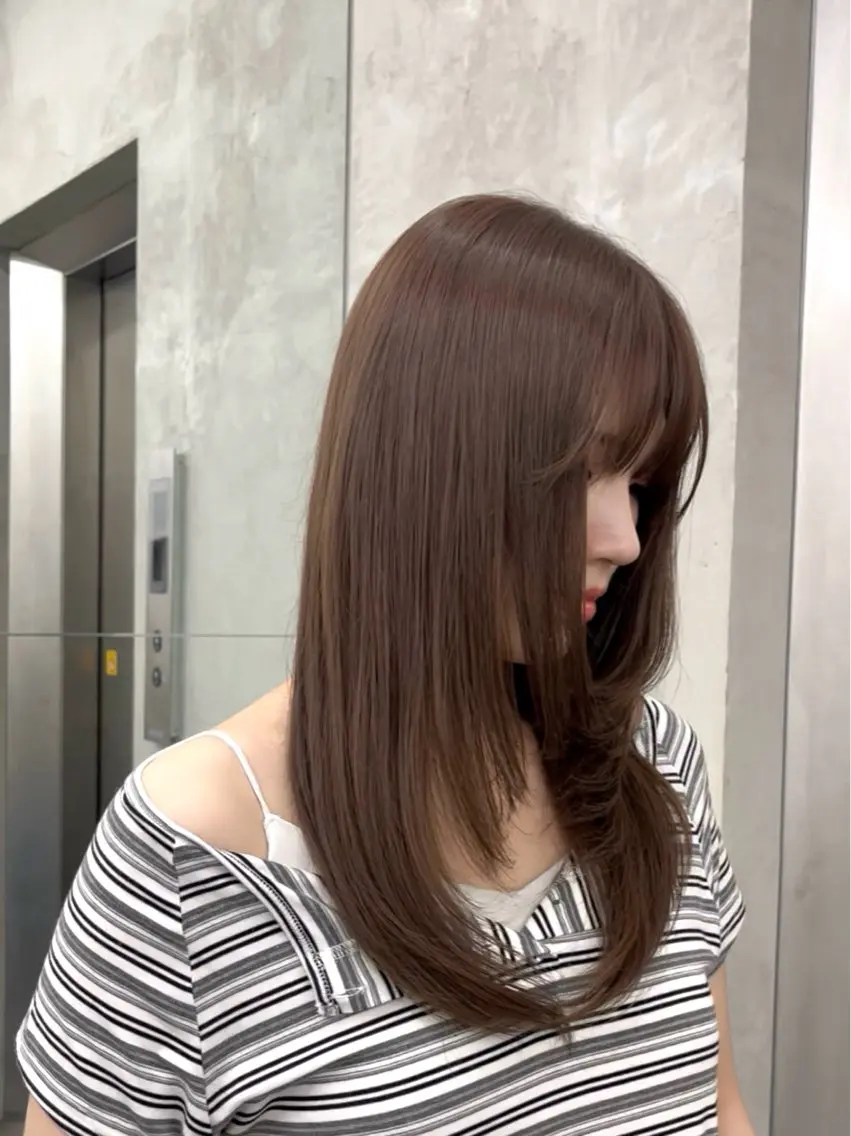カラー ヘアカラー ベージュカラー🤎 ayukaのヘアスタイル