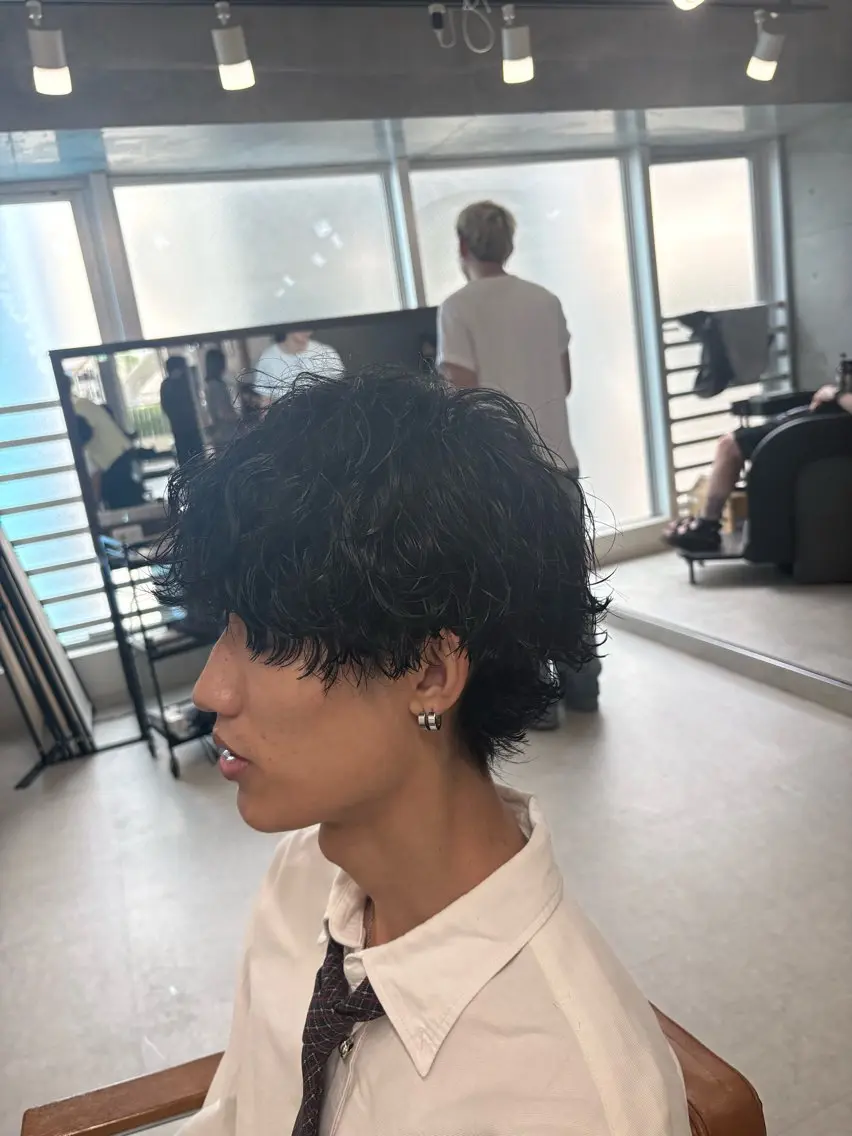 パーマ メンズ 下北沢メンズパーマ 特化園田　楓莉のヘアスタイル