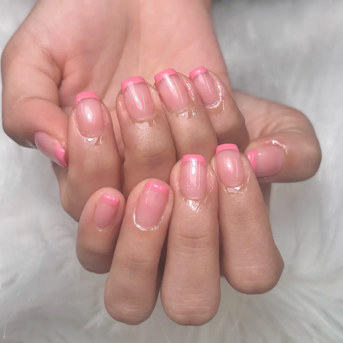 ネイル 長さ出し ジェルネイル スカルプネイル ネイルチップ xinh nailsのネイルデザイン