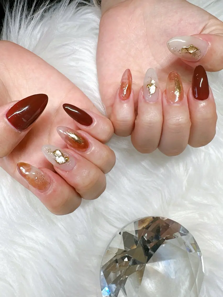 ネイル ニュアンスネイル nail salon OnRのネイルデザイン