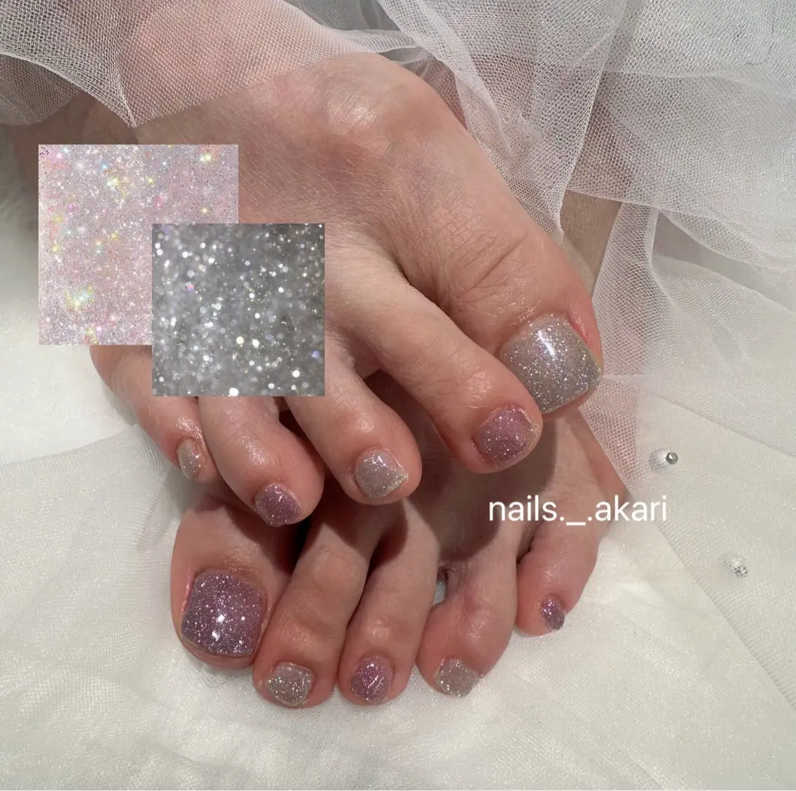 ネイル フットネイル akari🎀 naill｜堺筋本町のネイルデザイン