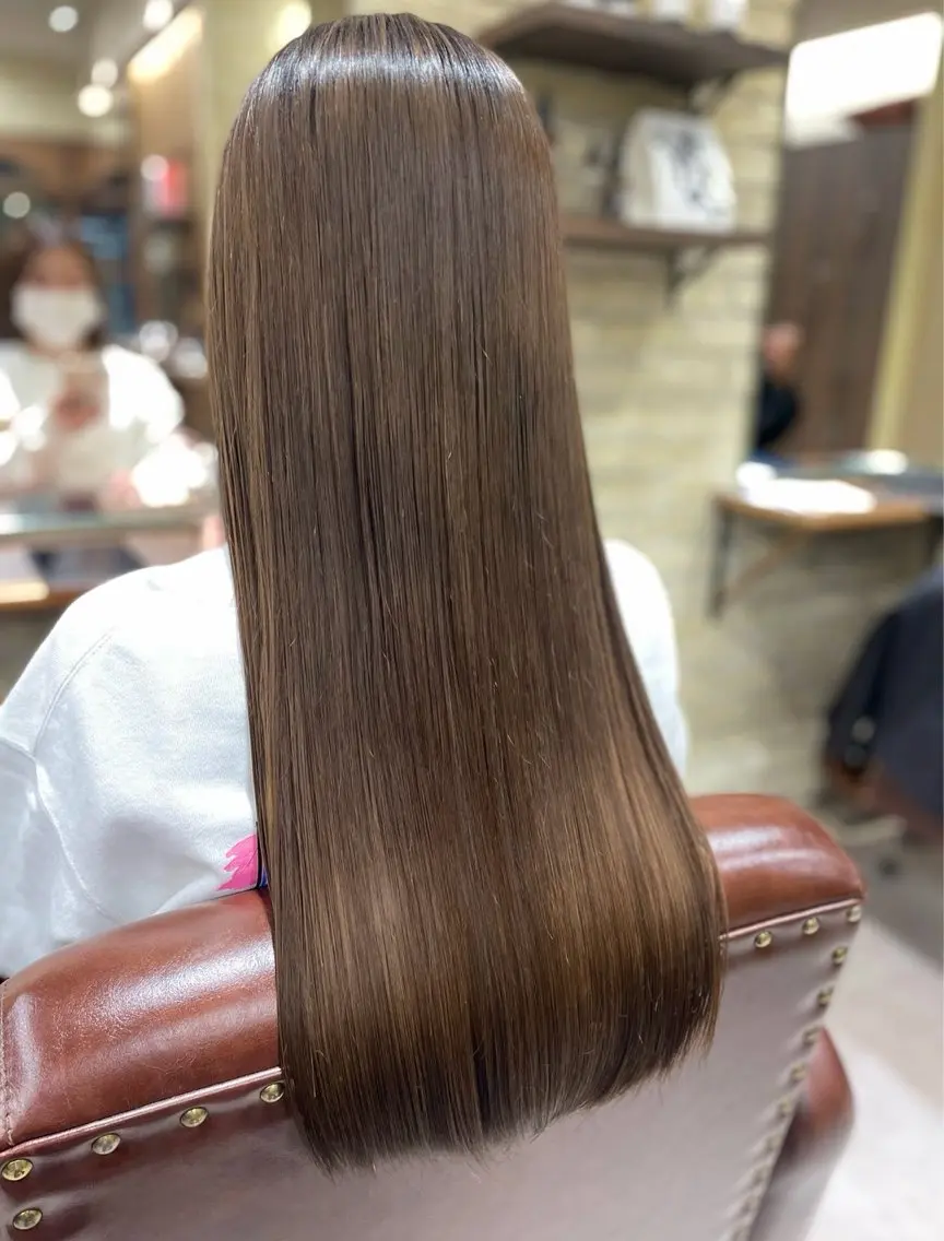 【NEW髪質改善】 美髪 《酸性ストレート》+似合わせカットの写真