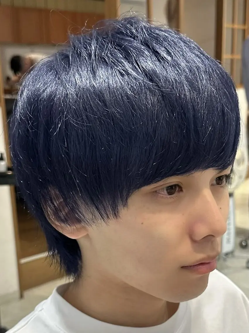 ショート カラー メンズ The Ect 江坂Kurumiのヘアスタイル
