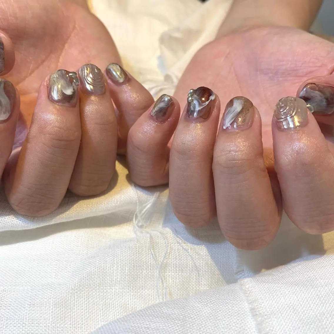 ネイル ハンドネイル 山本 理紗子のネイルデザイン