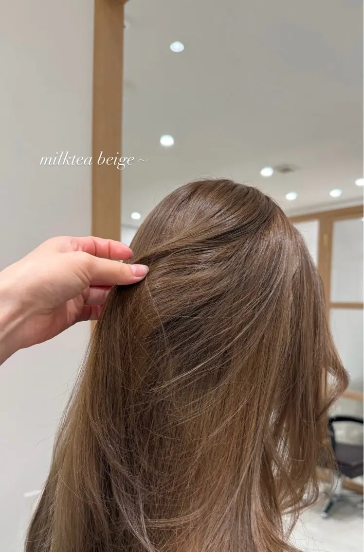 ロング カット ヘアカラー トリートメント 𓍯柔らかhair 𓍯 yukinoのヘアスタイル