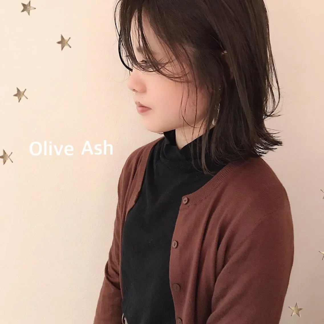 ミディアム カラー カット ヘアカラー トリートメント 市川 千夏のヘアスタイル
