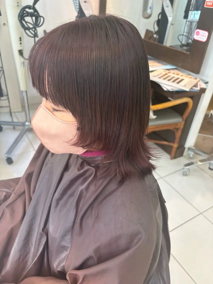 ミディアム ヘアカラー 横須賀中央人気カラー /くるみ🎀🤍のヘアスタイル