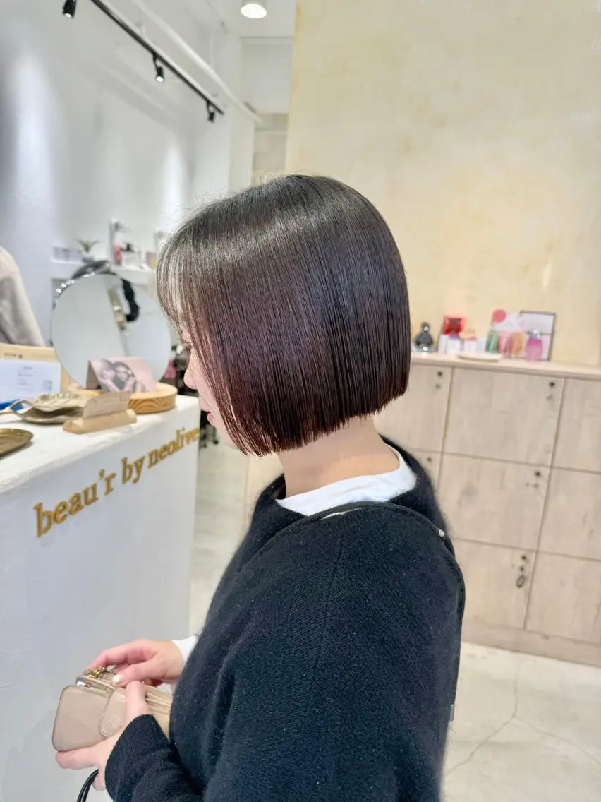 ショート カット ボブ/美髪矯正 /佐藤　奈巳のヘアスタイル