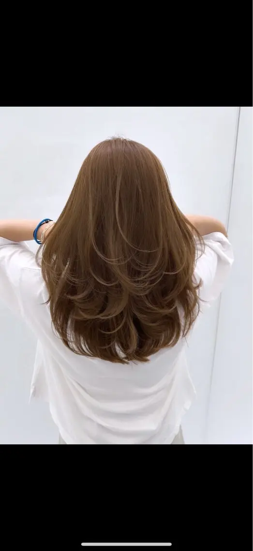 セミロング 渡辺 杏斗龍のヘアスタイル