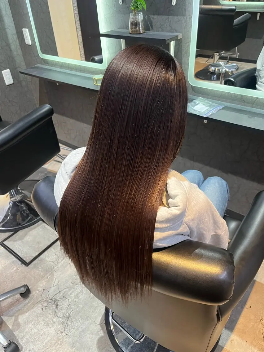 ロング エクステ ケアブリーチ&シール エクステの店和田翔莉のヘアスタイル