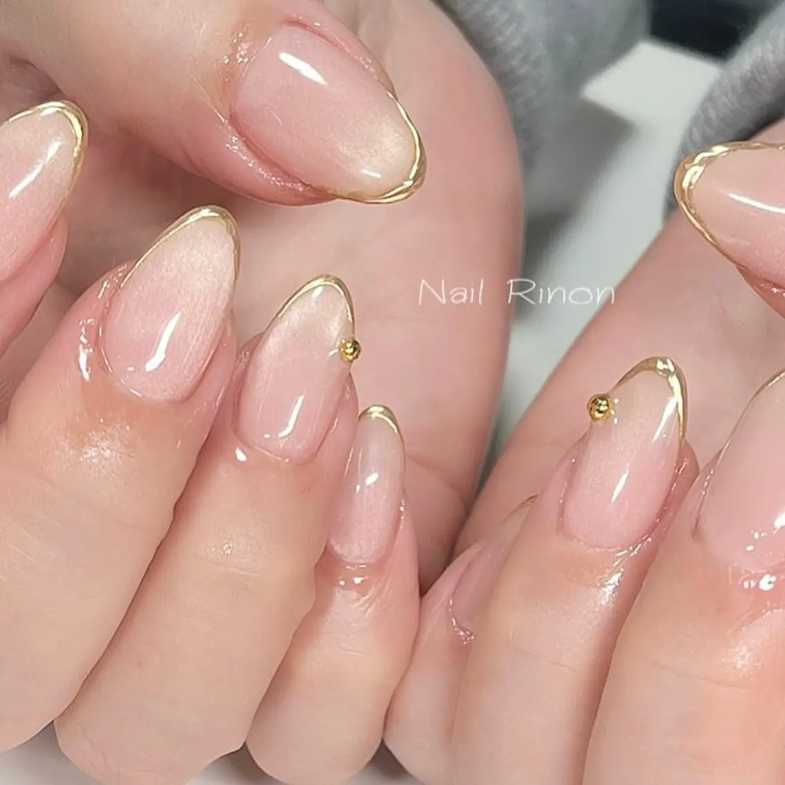 ネイル マグネットネイル ハンドネイル Nail Rinonのネイルデザイン