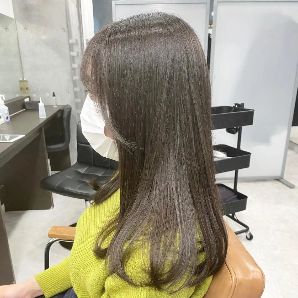 ロング カラー パーマ ヘアアレンジ メンズ キッズ ネイル マツエク・マツパ アイブロウ 似合わせカラー♡髪質 改善🎀サトカ🍒のヘアスタイル