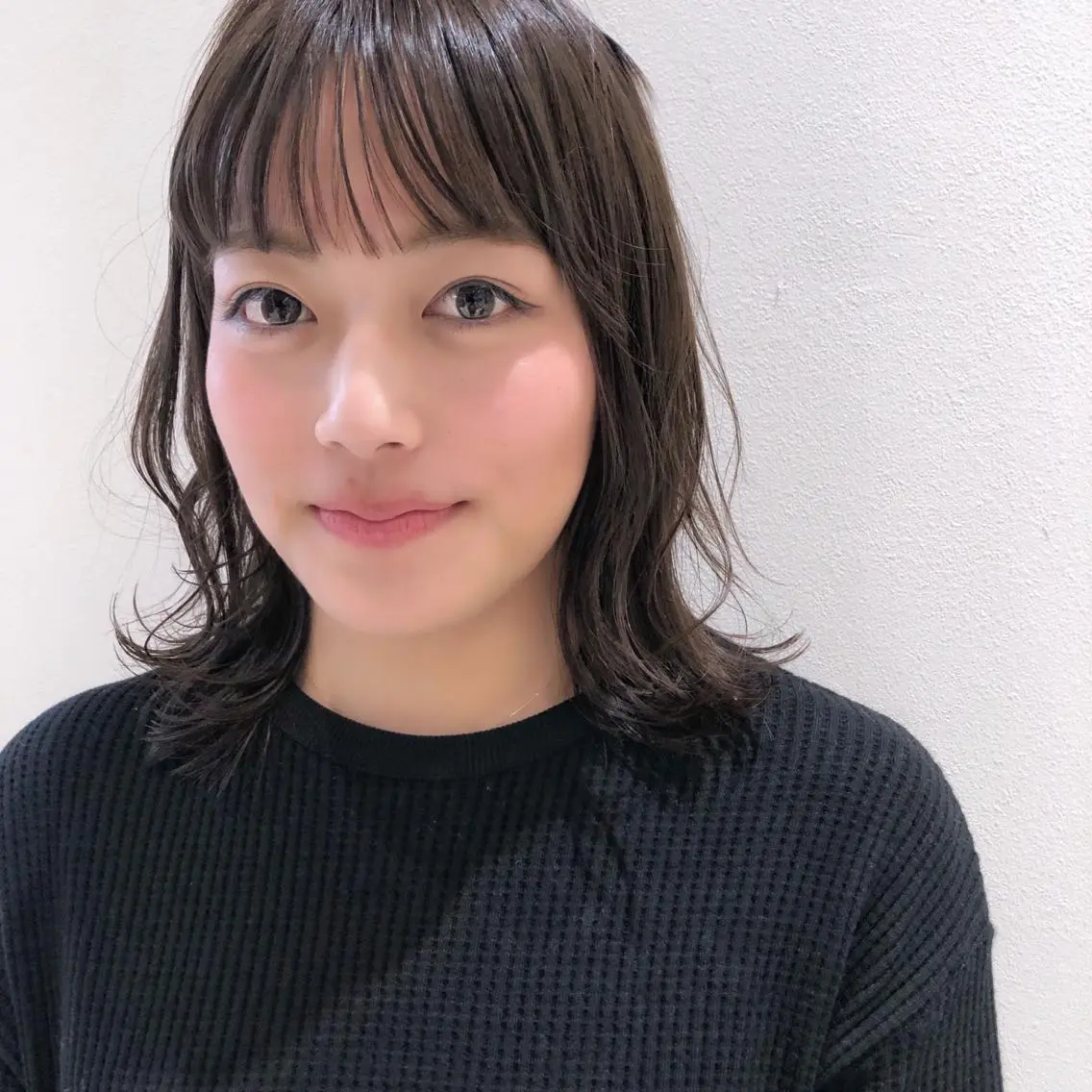 セミロング パーマ セミロングパーマ アイブロウ 🍋黒瀬梨央の眉毛・アイブロウイメージ