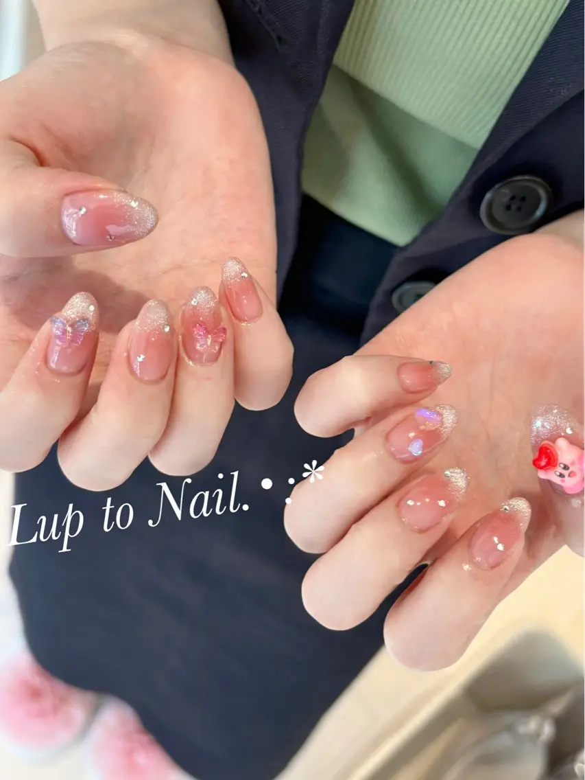 ネイル 春ネイル Lupto　Nail 【リップトゥネイル】のネイルデザイン