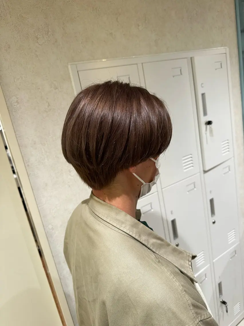 ショート カラー メンズ ブラウンカラー デザインカラー🎨 下北沢 / 磯部のヘアスタイル