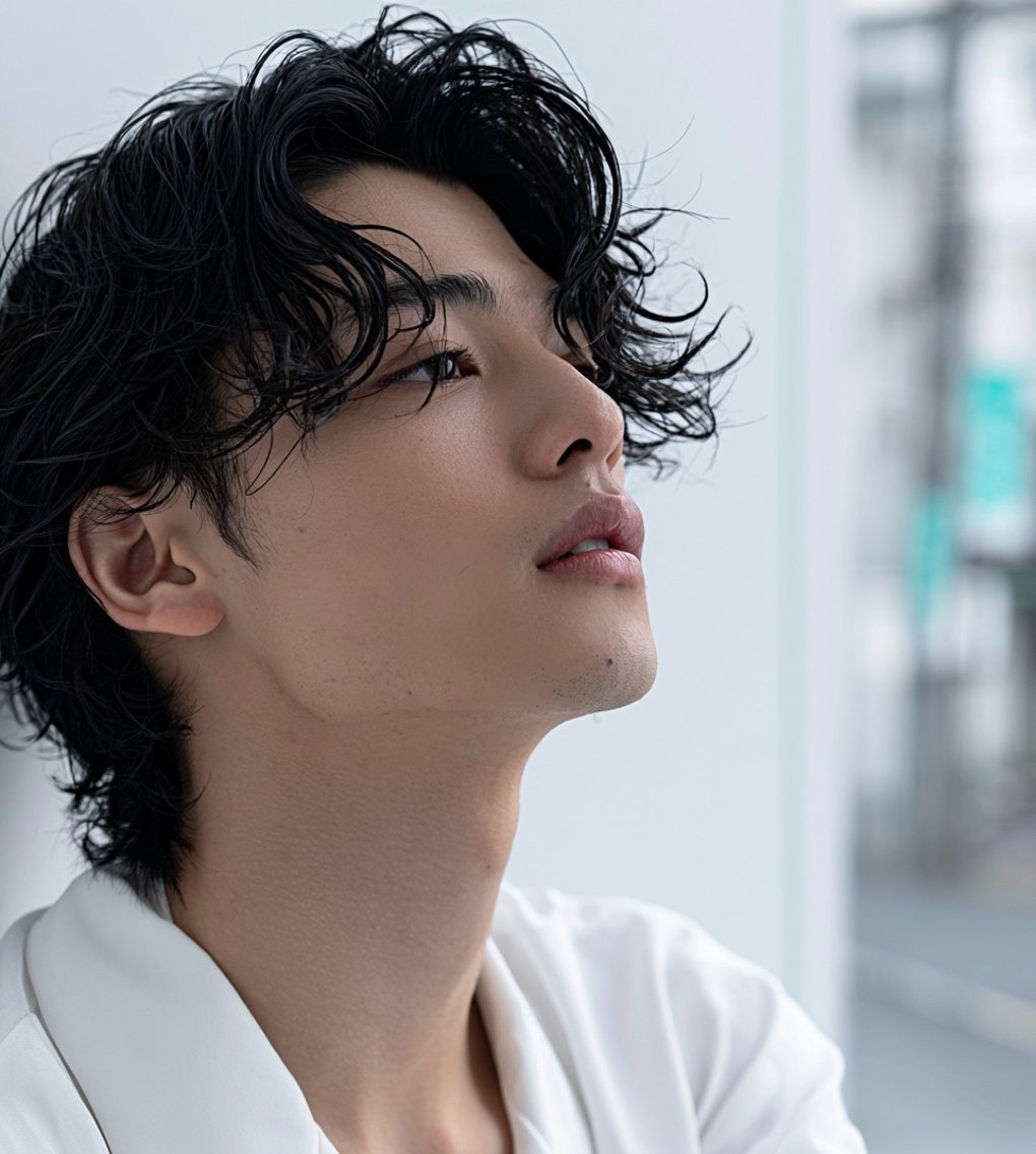 ショート カラー パーマ メンズ カット パーマ 女性目線のモテ髪へ 男前ヘア/RAICAのヘアスタイル