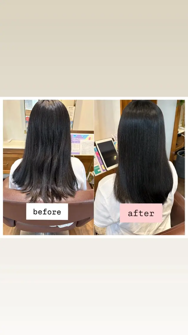 ロング 早川 味里のヘアスタイル