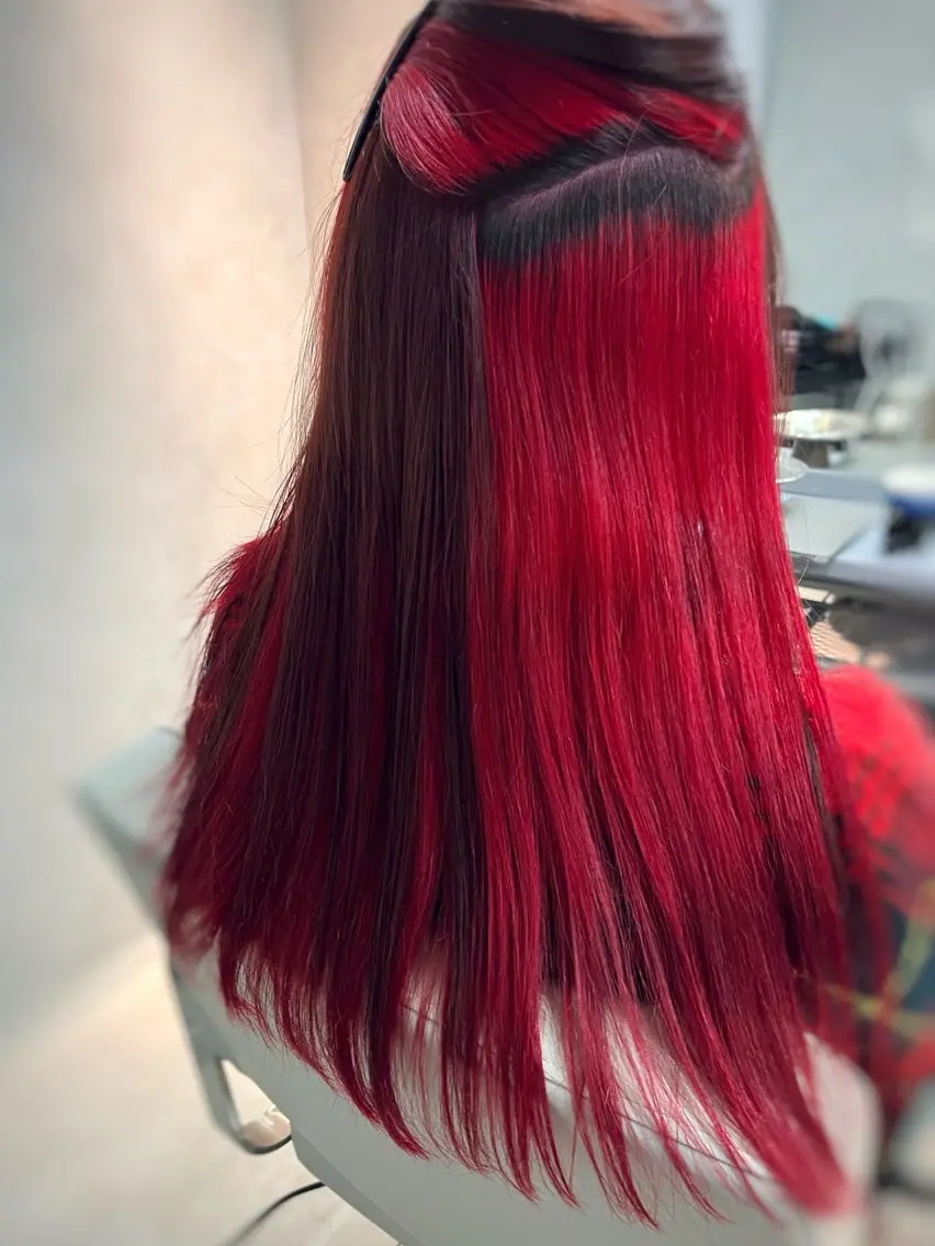 ロング カラー パーマ ヘアアレンジ メンズ キッズ メンズブリーチ ブリーチ ブリーチなしカラー ヘアカラー TOON 川崎店 👫🏼橋本貴志のヘアスタイル
