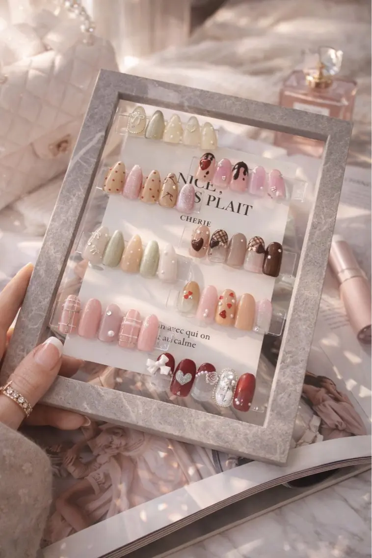 ネイル バレンタイン パラジェル導入店 Nailgirl銀座のネイルデザイン