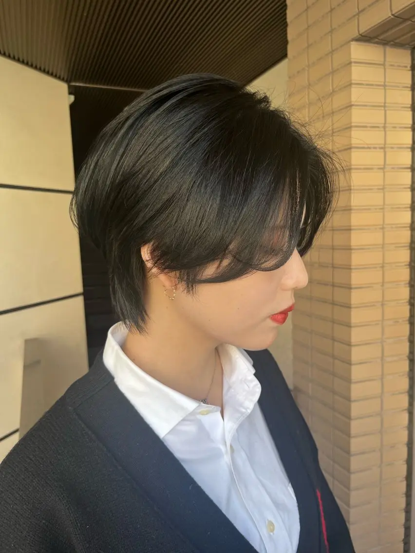 ショート ハンサムショート ショートヘア カット トリートメント 🍀ナガヤマ ヒデアキ🍀のヘアスタイル