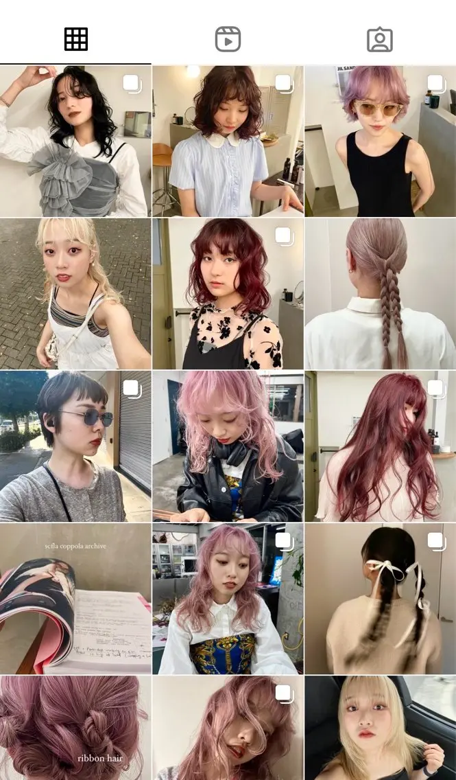 ロング カラー ヘアアレンジ ブリーチ tonari 梅田、中崎町のヘアスタイル