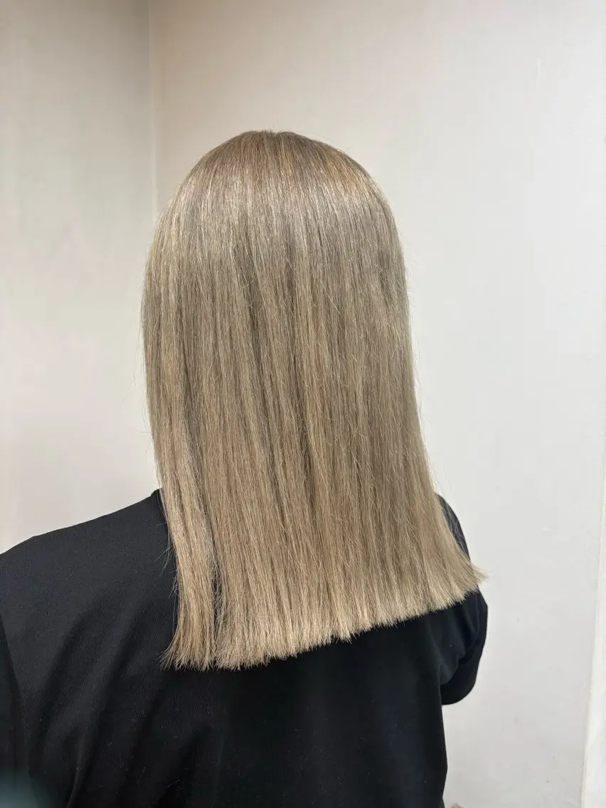 ロング カット ヘアカラー トリートメント 田中 希のヘアスタイル