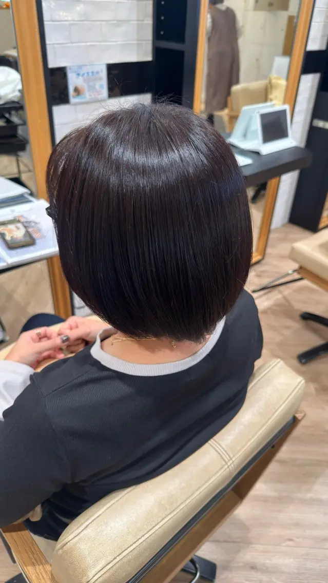 ショート ヘアカラー 深川 はなのヘアスタイル