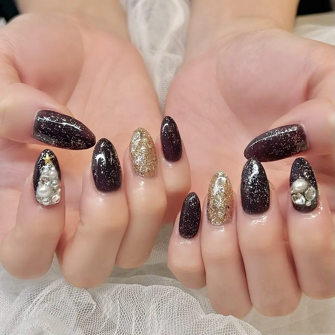 ネイル ハンドネイル 新井 ひなののネイルデザイン