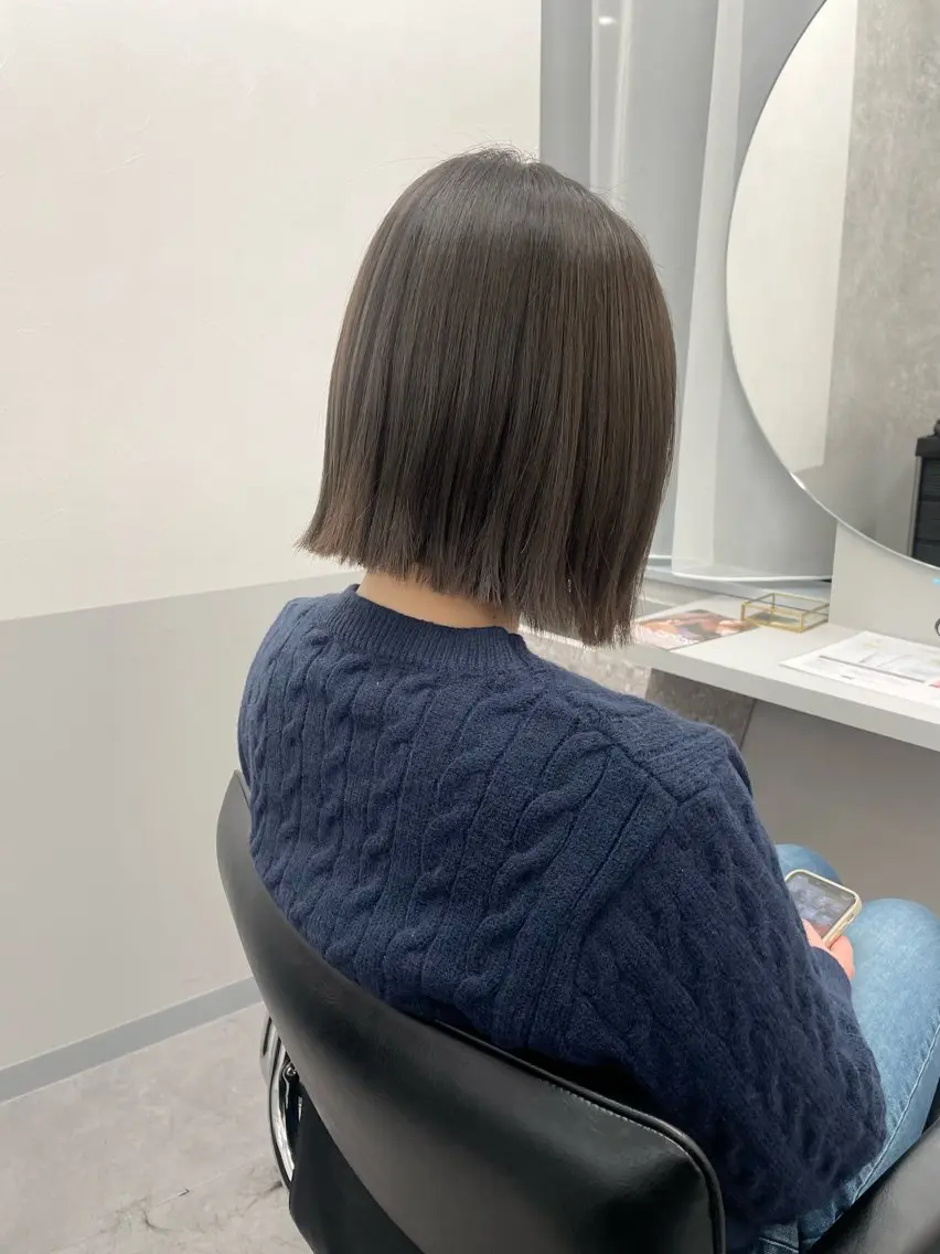 ミディアム カラー カット ヘアカラー トリートメント 🌷tocca Mai🌷のヘアスタイル