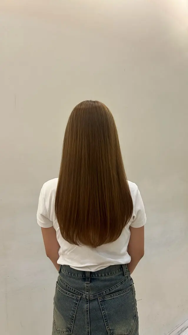 ロング ヘアカラー 🍀似合わせ透明感 カラーアヤナ🍀のヘアスタイル