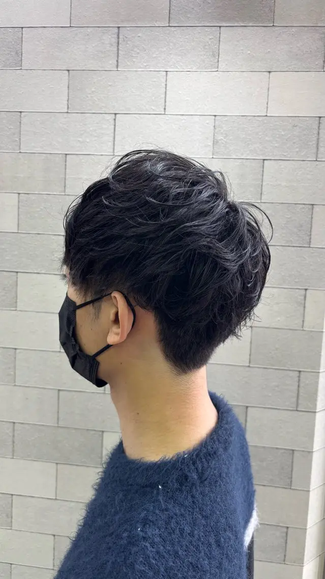 パーマ メンズ カット パーマ 【peqss】澤村 美優のヘアスタイル