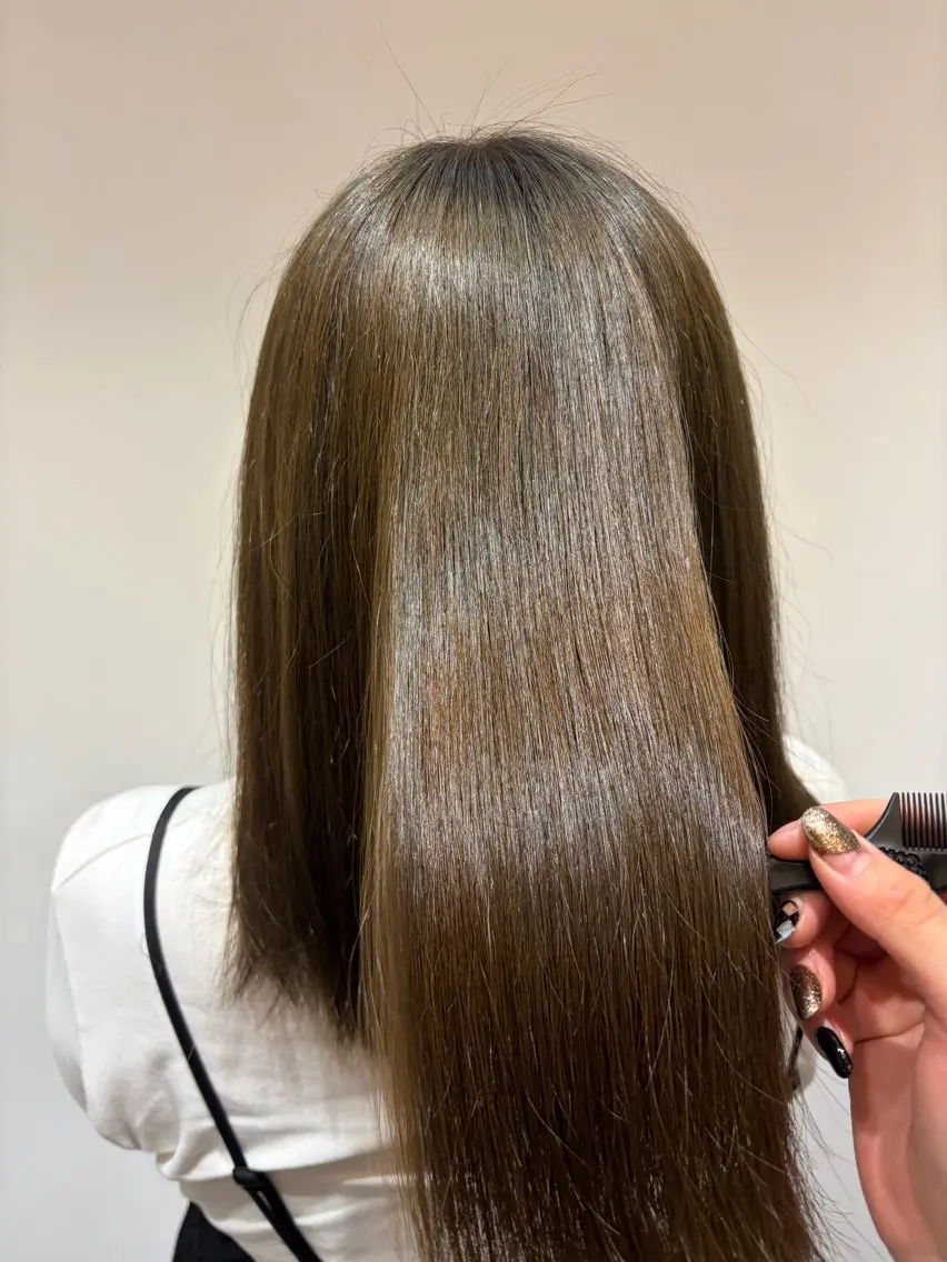 ミディアム Amas ゆいのヘアスタイル