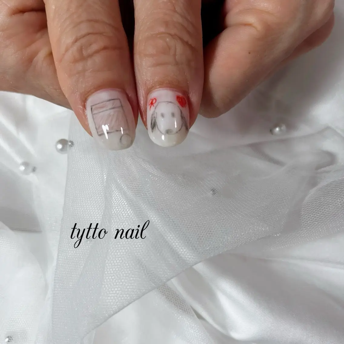 ネイル アートネイル ドット キラキラネイル マグネットネイル ショートネイル ハンドネイル tytto nail ❤︎‪‪eri‪‪のネイルデザイン