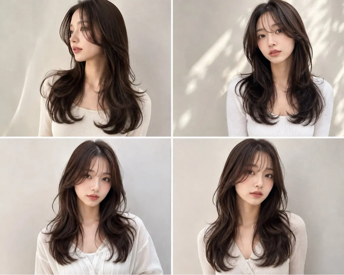 ロング カット ヘアカラー トリートメント Garden 浅草蔵前のヘアスタイル